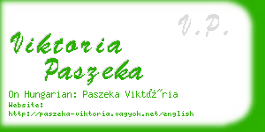 viktoria paszeka business card